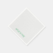 GoudHOLE IN ÉÉN TEKST Ventilator Golfbal Servet (Hoek)