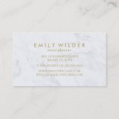 goudhoudend marmer | Visitekaartje (Achterkant)