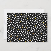 Goudkaarsen en rokerverrassingen op feestdag kaart (Achterkant)