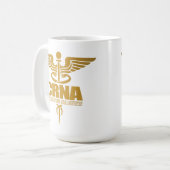 Goudkaduceus (CRNA) Koffiemok (Voorkant links)