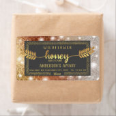  goudkalligrafie honingbijl etiket (Insitu)