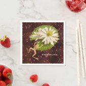  goudkikker Lily Pad Floral Servet (Insitu)