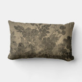 Goudkleurig bloemenkussen/Ligkussen Kussen (Achterkant)