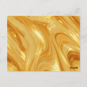 Goudkleurig, goud glanzend, briefkaart