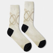 Goudkleurig Sokken (Rechts)