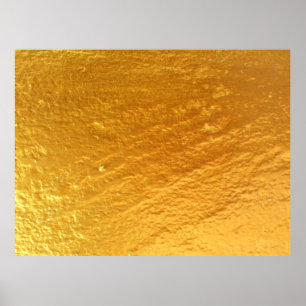 Goudkleurige betonwandtextuur abstract, oud, poster