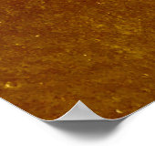 Goudkleurige cementwandtextuur abstract poster (Hoek)