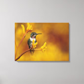 Goudkleurige Glow Stretch Canvasprint Canvas Afdruk (Voorkant)