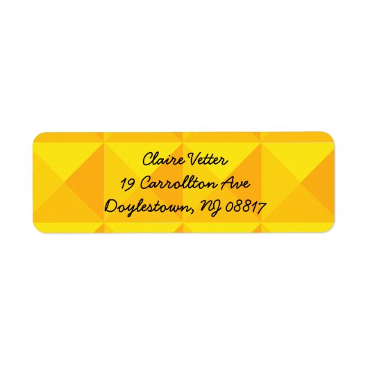 goudkoorts etiket (Voorkant)