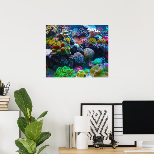 Goudkoraalrif Poster (Thuiskantoor)