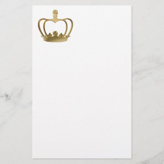 Goudkroon Briefpapier (Voorkant)