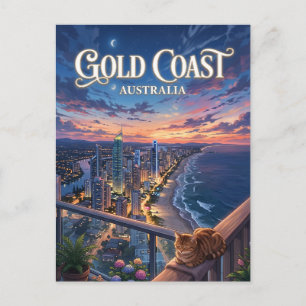 Goudkust Australië Briefkaart