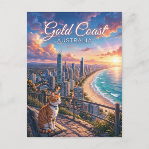 Goudkust Australië Briefkaart