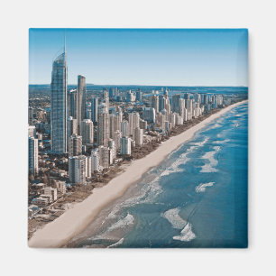 Goudkust Australië Luchtfoto Magneet