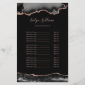 Goudlagerspeler van zwart en roos flyer (Voorkant)