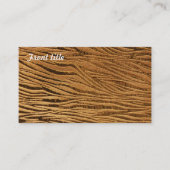 Goudlederen Afbeelding in reliëf Visitekaartje (Voorkant)