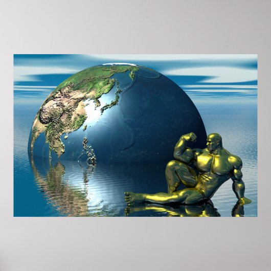 goudlichaam poster (Voorkant)