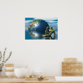 goudlichaam poster (Keuken)