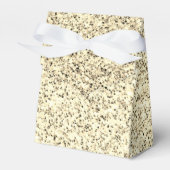 Goudlichte zachte glittersparren bedankdoosjes (Voorkant Zijde)