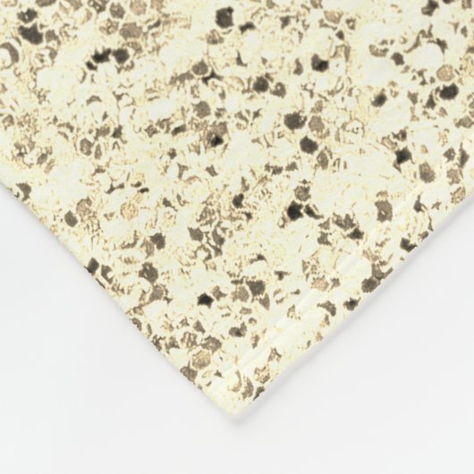 Goudlichte zachte glittersparren fleece deken (Hoek)