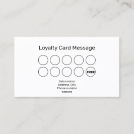 Goudloyaliteit van wastechnicus/estheticier visitekaartje