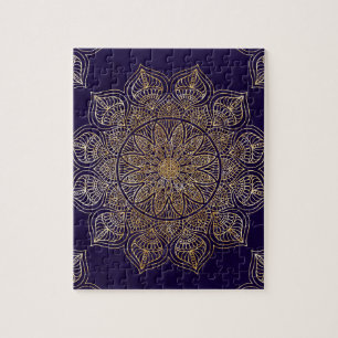 Goudmandala Legpuzzel