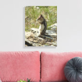 Goudmantel bij Gletsjer I Canvas Afdruk (Insitu (Woonkamer))