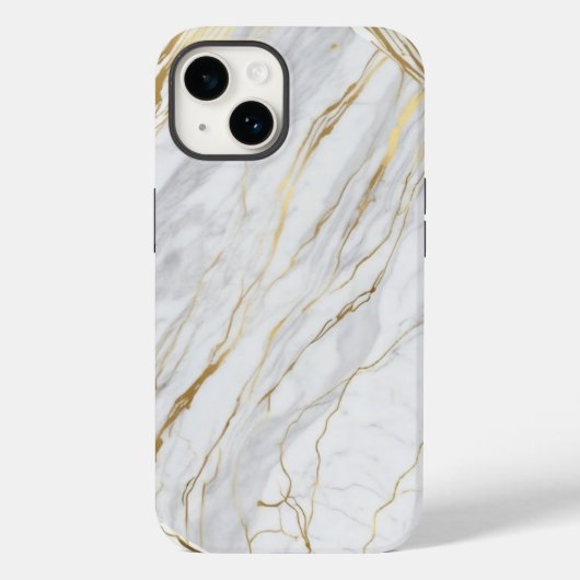 goudmarmer Case-Mate iPhone case (Achterkant)
