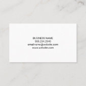 goudmarmer | Damask Pattern Roos | goudmetaal Visitekaartje (Achterkant)