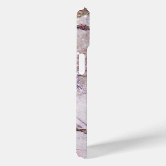 Goudmarmer en Glitter Printen Texture Case-Mate iPhone Case (Achterkant / Rechts)