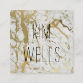 goudmarmer visitekaartje (Voorkant)