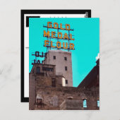 goudmeel briefkaart (Voorkant / Achterkant)