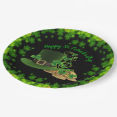 Goudmunten en shamrocks St. Patrick's Day Papieren Bordje (Gekanteld)