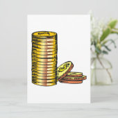 Goudmunten Kaart (Staand voorkant)