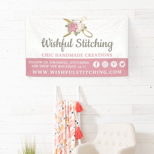 Goudnaaischaar en smakelijke Rozen Spandoek (Insitu)