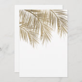 Goudpalmboom (goudpalm) kaart (Voorkant / Achterkant)