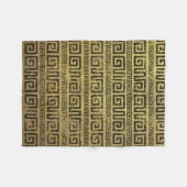 goudpatroon fleece deken (Voorkant (Horizontaal))