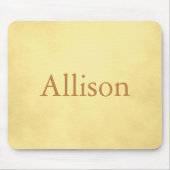 goudperkament muismat (Voorkant)