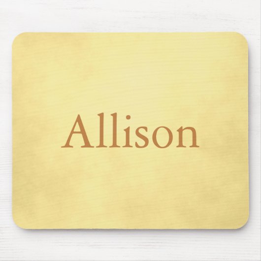 goudperkament muismat (Voorkant)