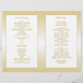 Goudprogramma voor katholieke weddenschappen Gold (Achterkant)