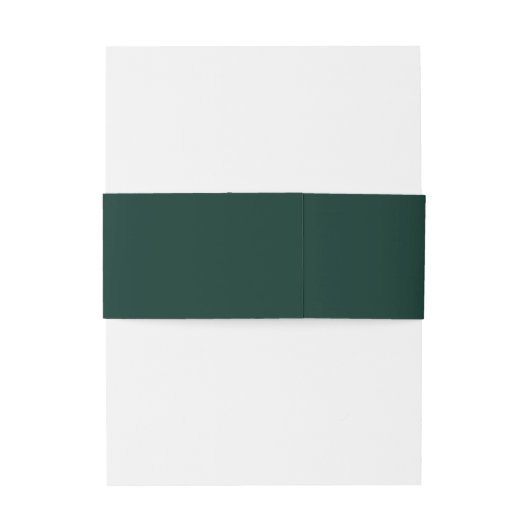  goudrust Monogram Emerald Wedding Uitnodigingen Wikkel (Achterkant Voorbeeld)