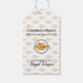 Goudsbloem Eigen Gemaakte Bad & Lichaam Cadeaulabel