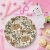 goudsbloemen Papier Borden 9" Papieren Bordje (Feest)