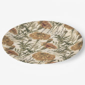 goudsbloemen Papier Borden 9" Papieren Bordje (Gekanteld)