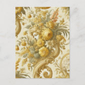 Goudschuld – Gotisch Victoriaans Feestdagenkaart (Voorkant)