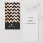 goudslang Huid Zig Zag Pattern Group Visitekaartje (Voorkant / Achterkant)