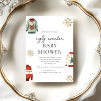 goudsneeuwvlok | Winter Ugly Sweater Baby shower
