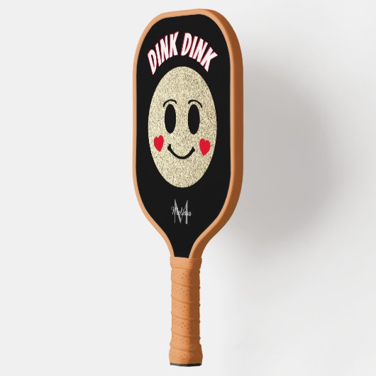 Goudsparken harten dink Monogram Pickleball Paddle (Links)