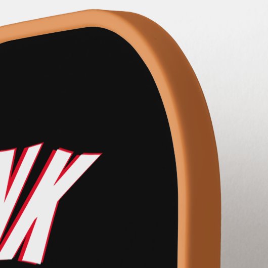 Goudsparken harten dink Monogram Pickleball Paddle (Links Detail)