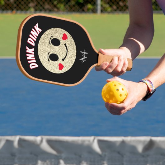Goudsparken harten dink Monogram Pickleball Paddle (Insitu)